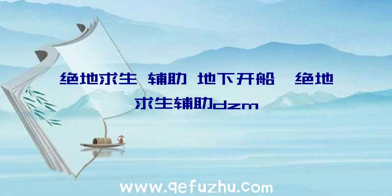绝地求生+辅助+地下开船、绝地求生辅助dzm