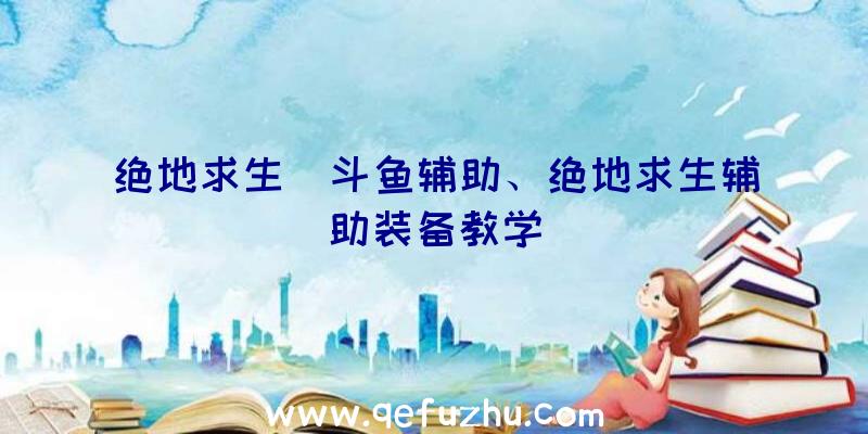 绝地求生_斗鱼辅助、绝地求生辅助装备教学