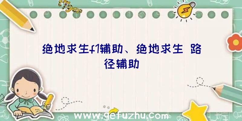 绝地求生f1辅助、绝地求生
