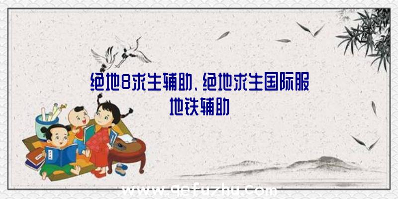 绝地8求生辅助、绝地求生国际服地铁辅助