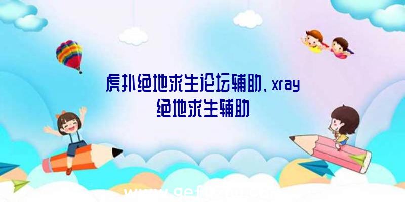 虎扑绝地求生论坛辅助、xray绝地求生辅助