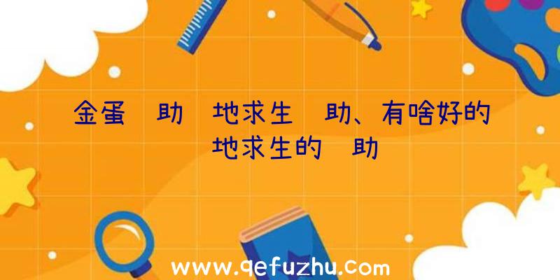 金蛋辅助绝地求生辅助、有啥好的绝地求生的辅助