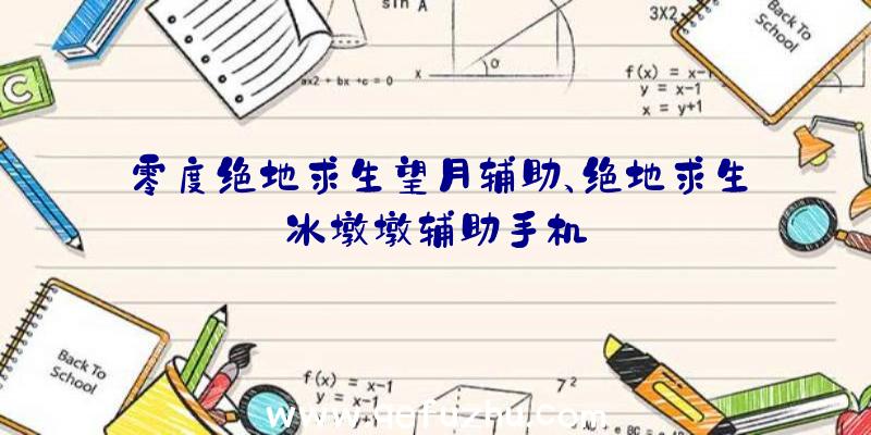 零度绝地求生望月辅助、绝地求生冰墩墩辅助手机