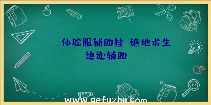 pubg体验服辅助挂、绝地求生迪迦辅助