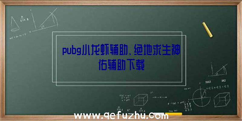 pubg小龙虾辅助、绝地求生神佑辅助下载