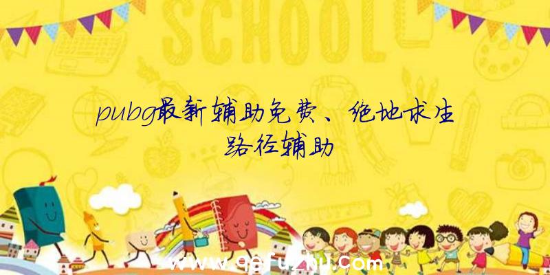 pubg最新辅助免费、绝地求生