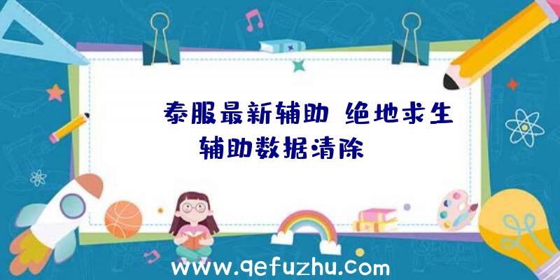 pubg泰服最新辅助、绝地求生辅助数据清除