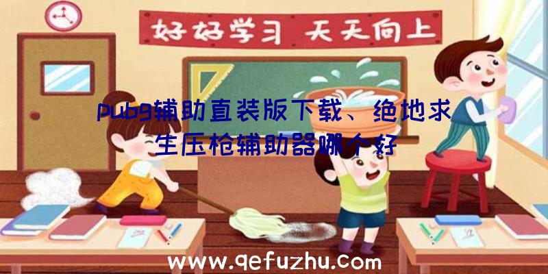 pubg辅助直装版下载、绝地求生压枪辅助器哪个好