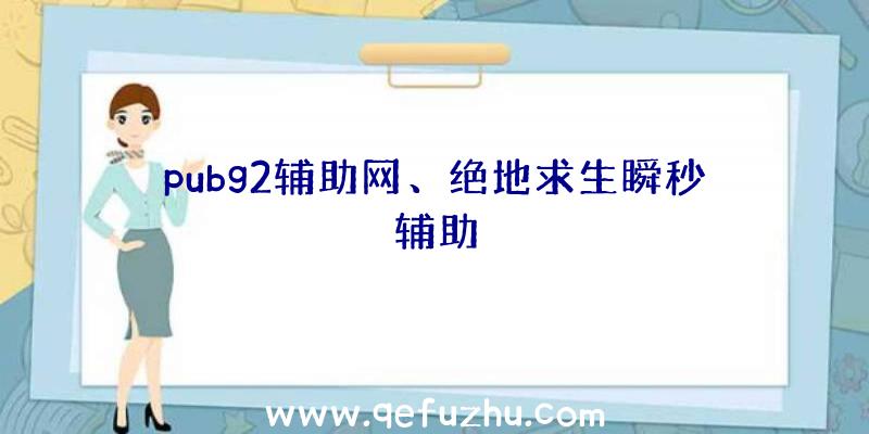 pubg2辅助网、绝地求生瞬秒辅助