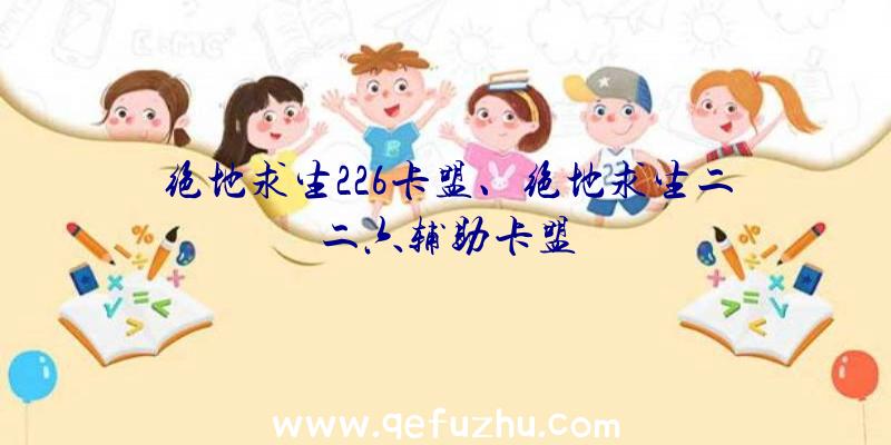 绝地求生226卡盟、绝地求生二二六辅助卡盟