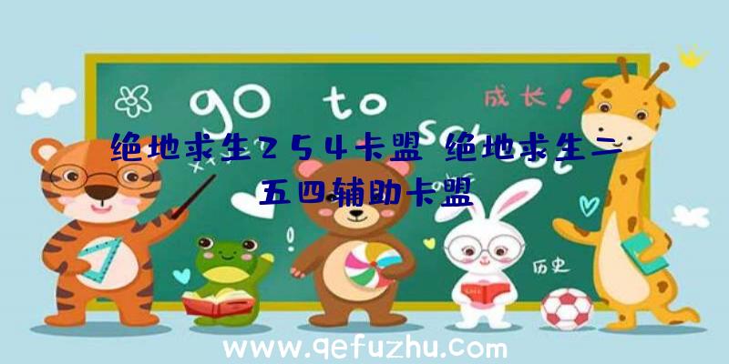 绝地求生254卡盟、绝地求生二五四辅助卡盟