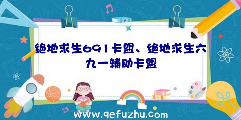 绝地求生691卡盟、绝地求生六九一辅助卡盟