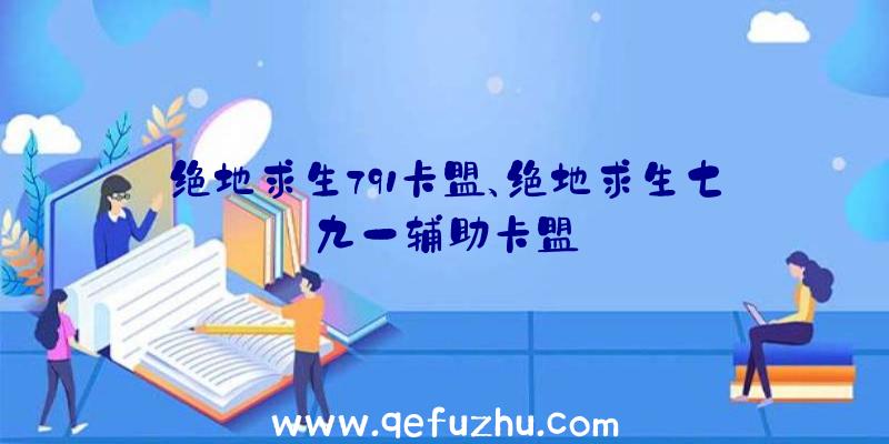 绝地求生791卡盟、绝地求生七九一辅助卡盟