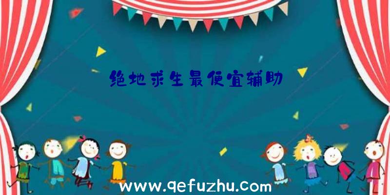 绝地求生最便宜辅助
